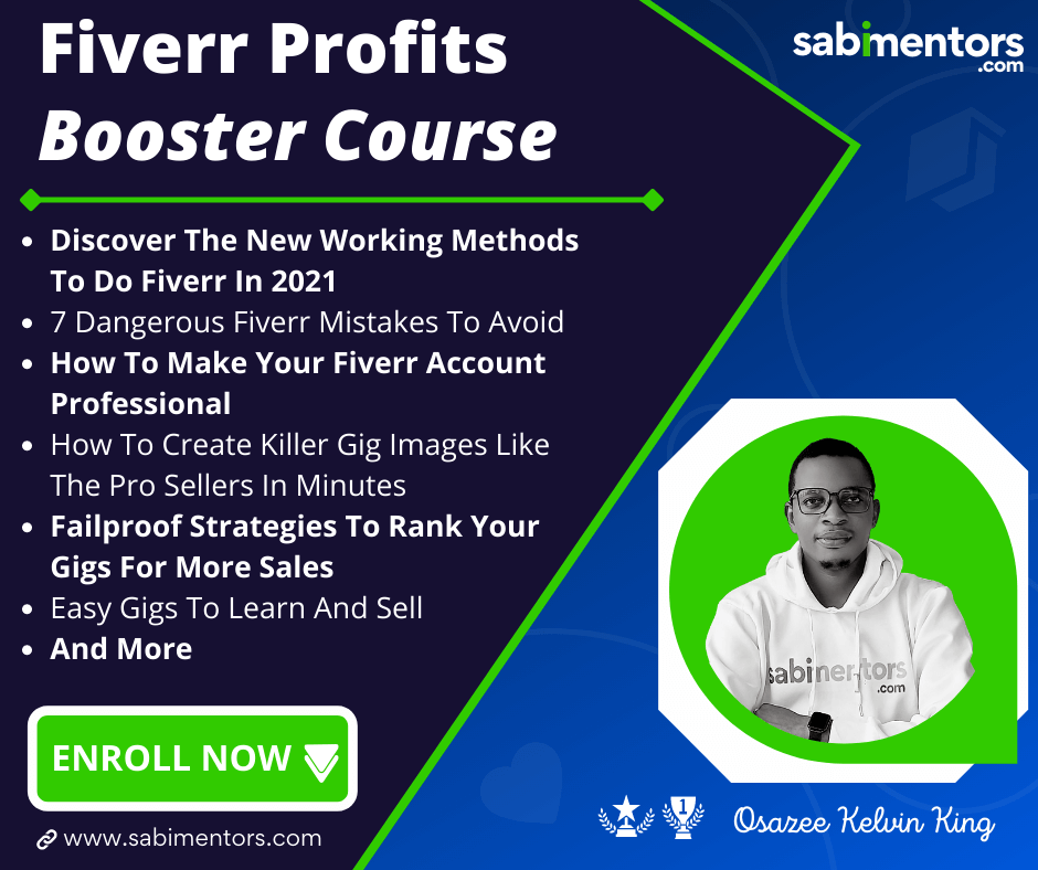 Fiverr Profits Booster Course: My Secrets To 5-10x Your Fiverr Business