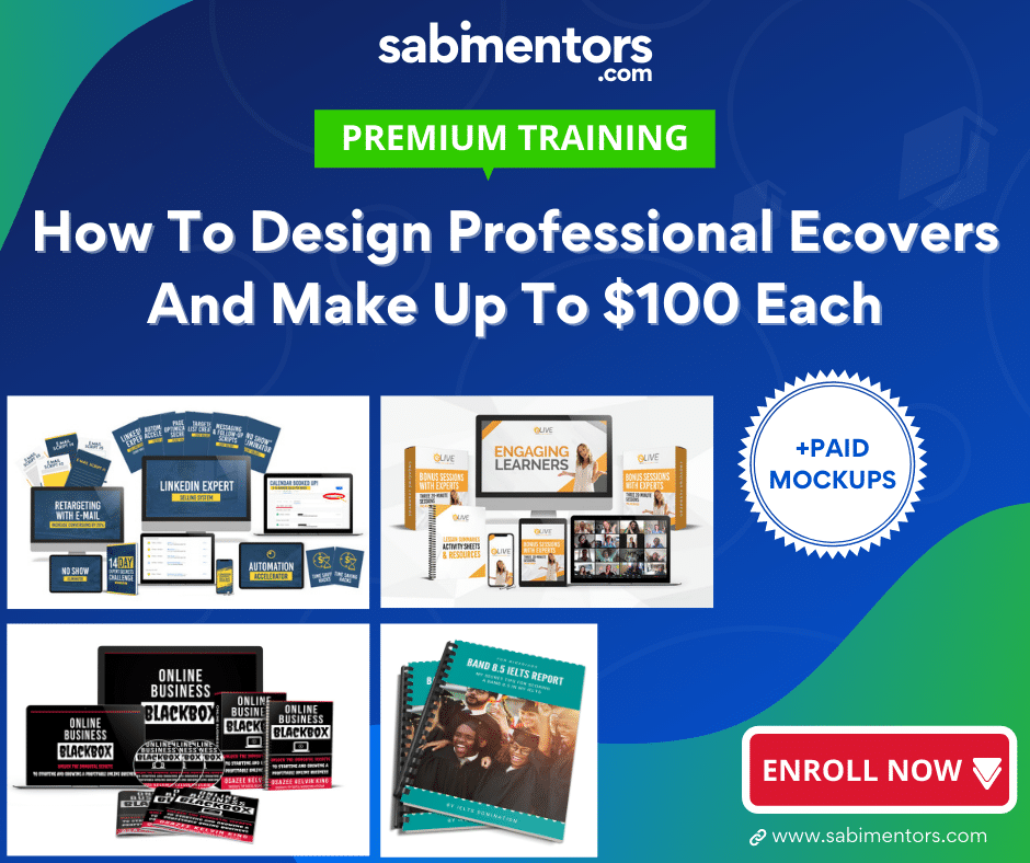 Ecover Design Magic And Profit: Get Pro Mockups+Templates + How To Make Money With It