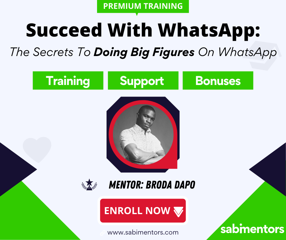 Succeed With WhatsApp - sabimentors