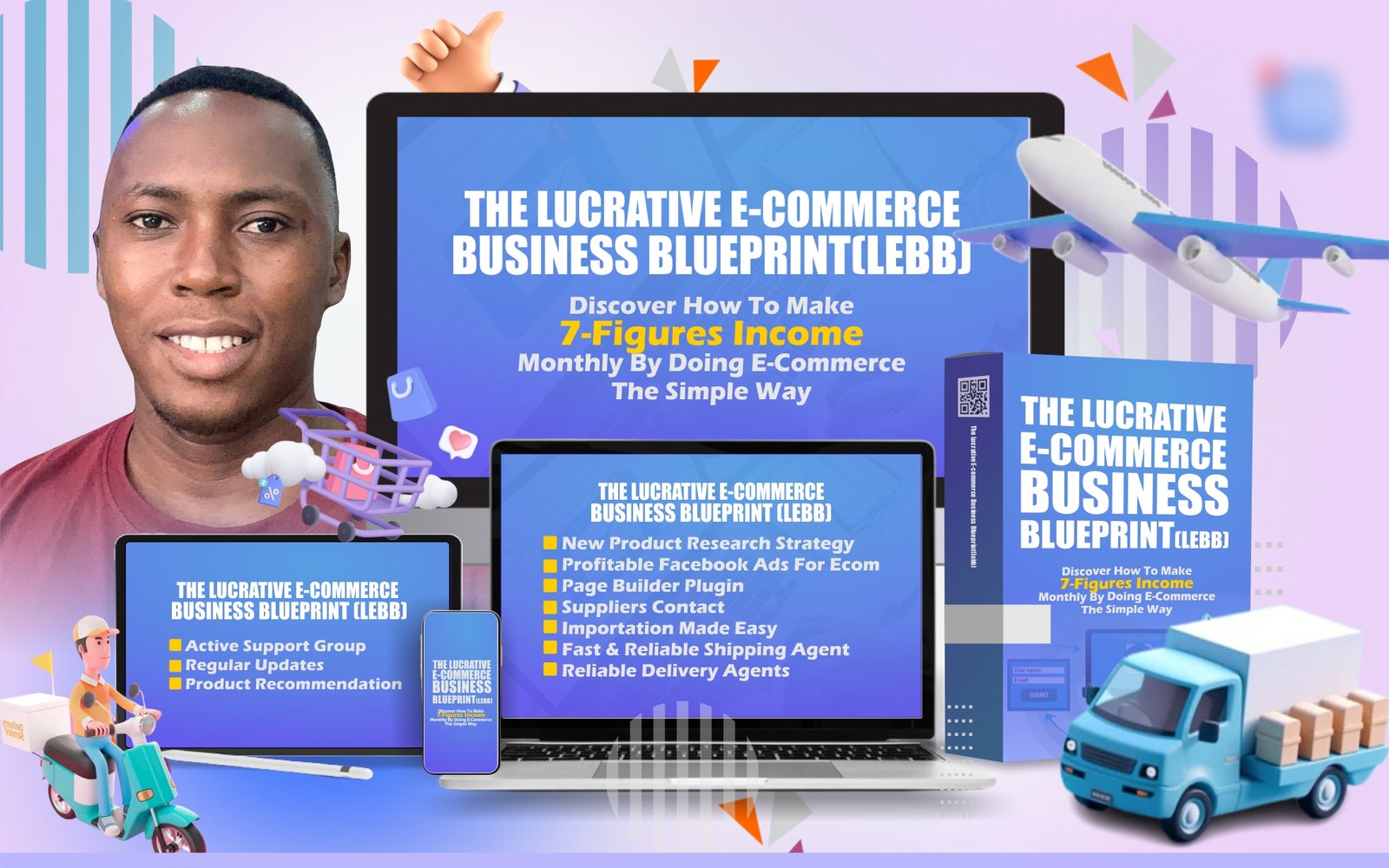 Courage Ngele’s Lucrative Ecommerce Business Course Plus Osazee Kelvin King’s Special Bonuses