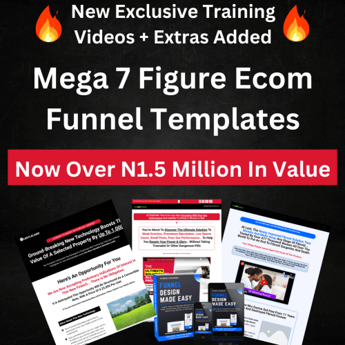 New Exclusive Training Videos + Extras Added - Mega 7 Figure Ecom Funnel Templates (1)